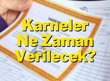 MEB Bakanı Ziya Selçuk’tan Karne Açıklaması Geldi! Karneler Ne Zaman Verilecek?