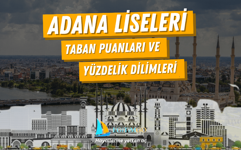 Adana Lise Taban Puanları 2024 (Son 2 yıl) – Yüzdelik Dilimleri (LGS-MEB)